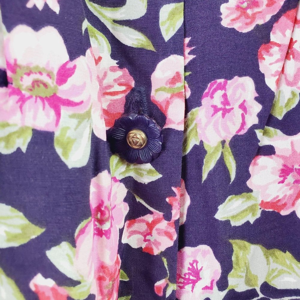 Vintage All that Jazz Floral Cottage Core Bodycon - Picture 5 of 13